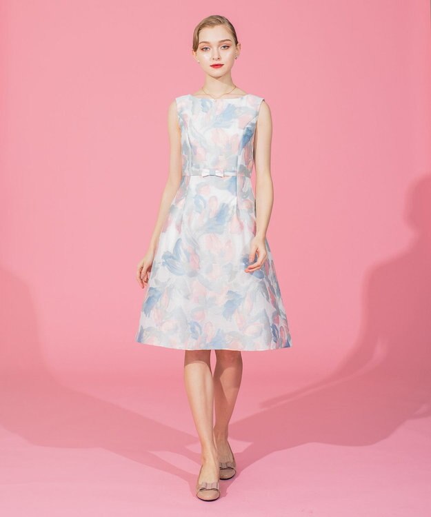 TOCCA 【洗える！】MOONLIGHT ドレス サックスブルー系