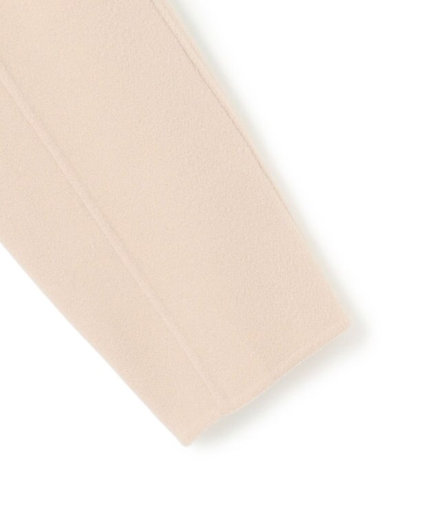 BEIGE， 【WEB限定】PAYSON / ウールリバーノーカラーショートコート Taupe