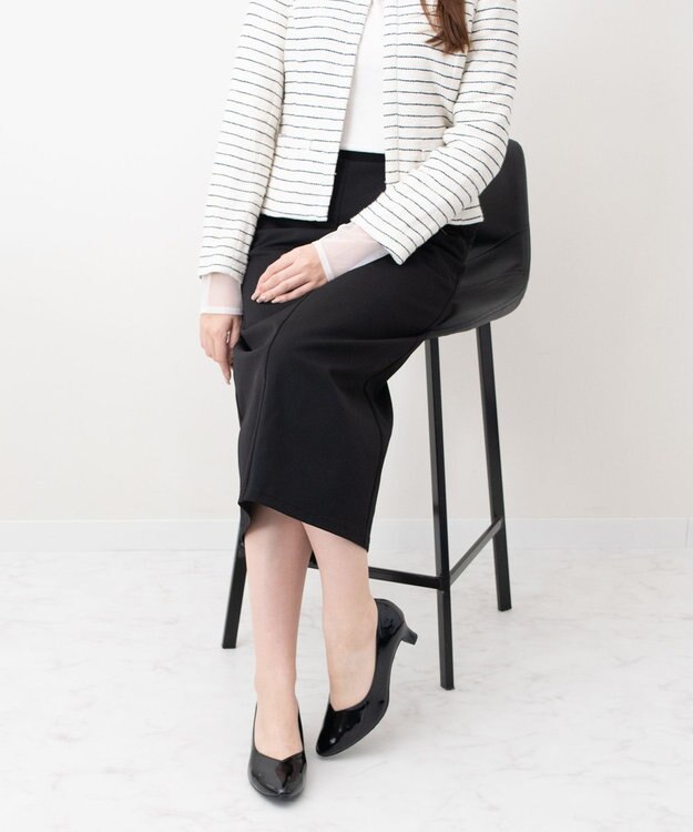 Bridget Birkin 【Bridget Birkin】Vカットベーシックパンプス ブラックエナメル