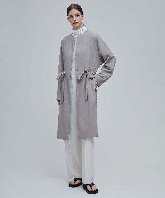 BEIGE， MARIE / ノーカラーコート Taupe