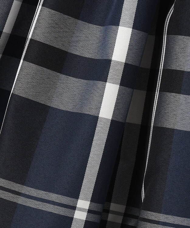 ANY KIDS カラー チェック スカート ネイビー系チェック