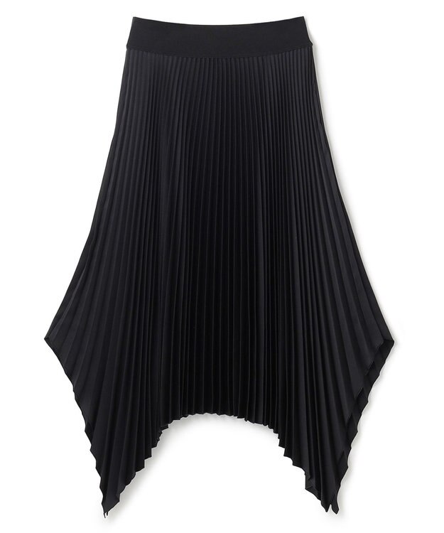 JOSEPH ニットウィーブプリッセ　スカート Black