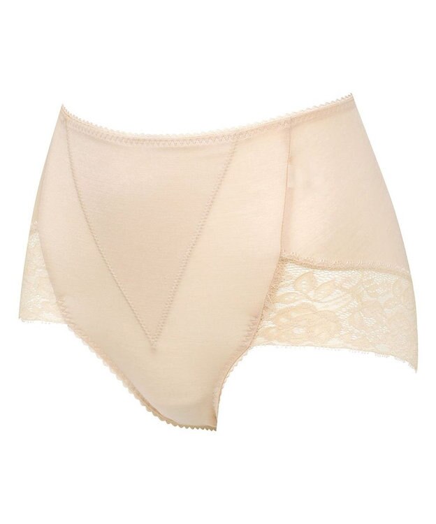 WACOAL 【美ショーツ】 はきこみ丈ふかめ おなか押さえ設計 オーガニックコットン混素材(本体) レディース PPG185 /ワコール ベージュ