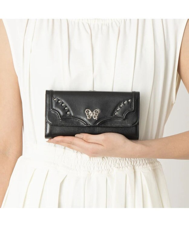 ANNA SUI ナーシャ 口金長財布 クロ