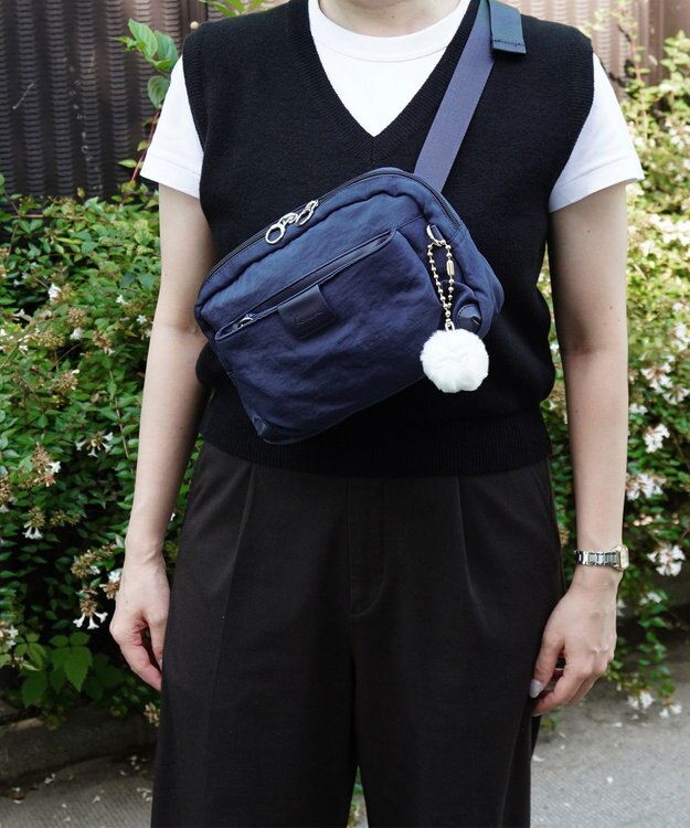ACE BAGS & LUGGAGE kanana project collection ECD-1 ウエストバッグ 19081 カナナプロジェクトコレクション ネイビー