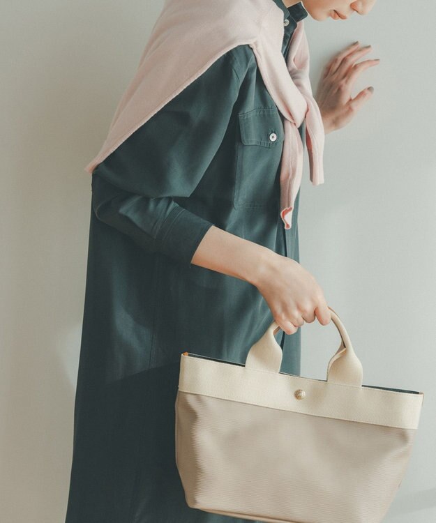 TOPKAPI 【Breath TOPKAPI】リプルネオレザー ミニトートバッグ ペールベージュ