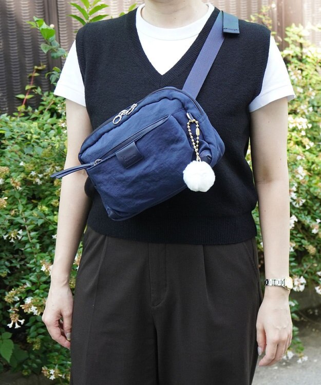 ACE BAGS & LUGGAGE kanana project collection ECD-1 ウエストバッグ 19081 カナナプロジェクトコレクション ネイビー