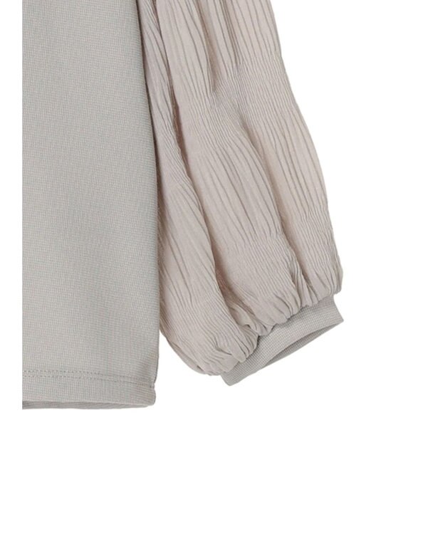 Green Parks マジョリカスリーブカットプルオーバー Light Gray