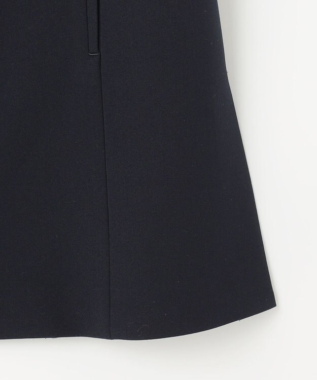 J.PRESS LADIES L 【洗える】T/Rアルガンシルク ジレ ネイビー系