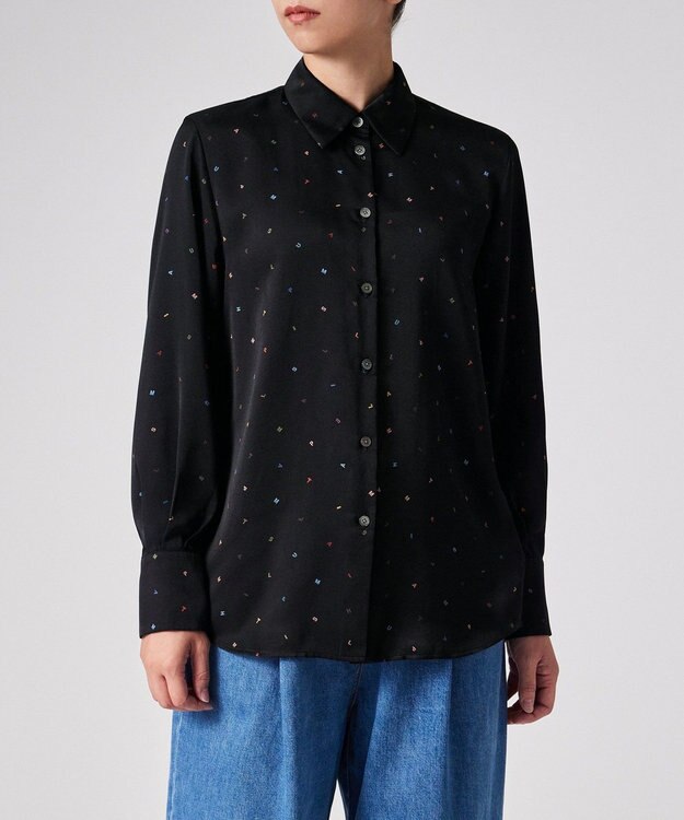 Paul Smith PS Stamp ブラウス ブラック