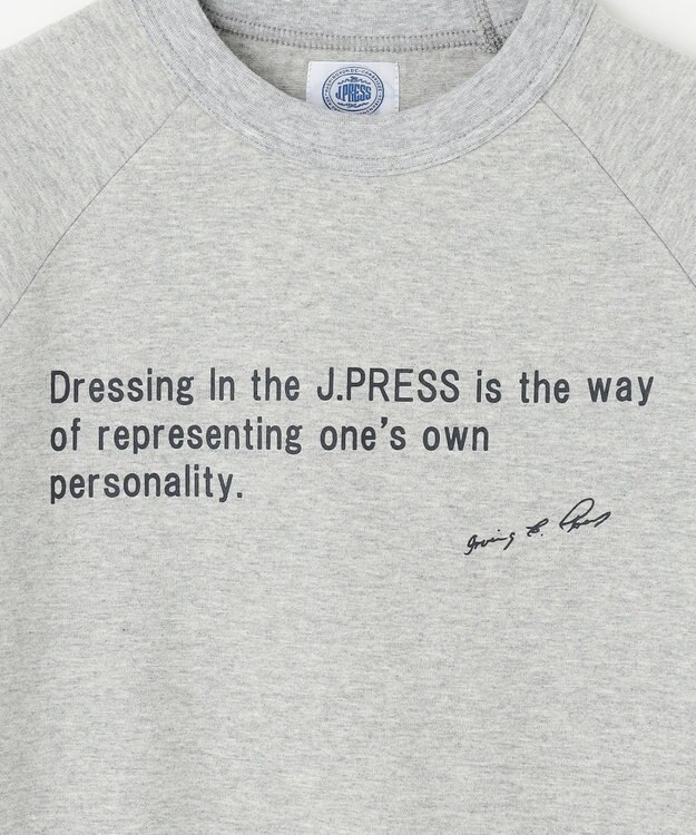 J.PRESS KIDS 【140-170cm】ラグランＴシャツ グレー系