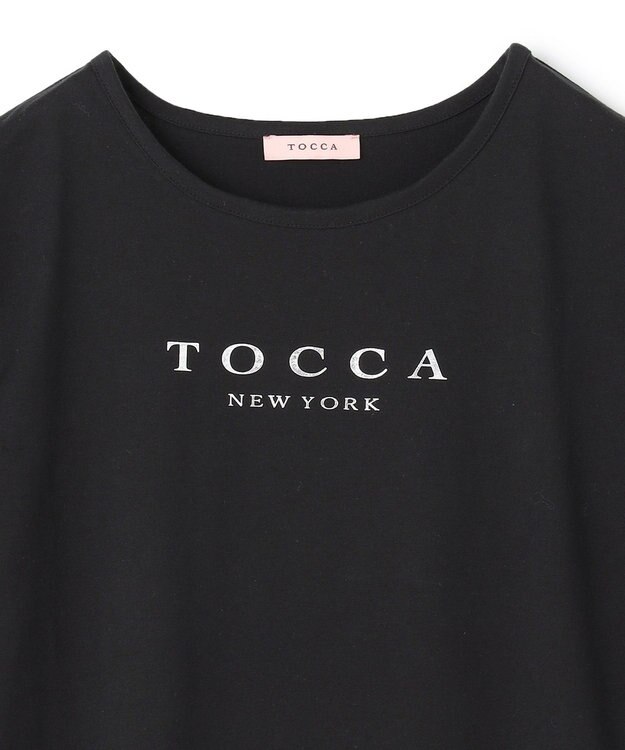 TOCCA 【洗える】TOCCA NEW YORK LOGO TEE Tシャツ ブラック系