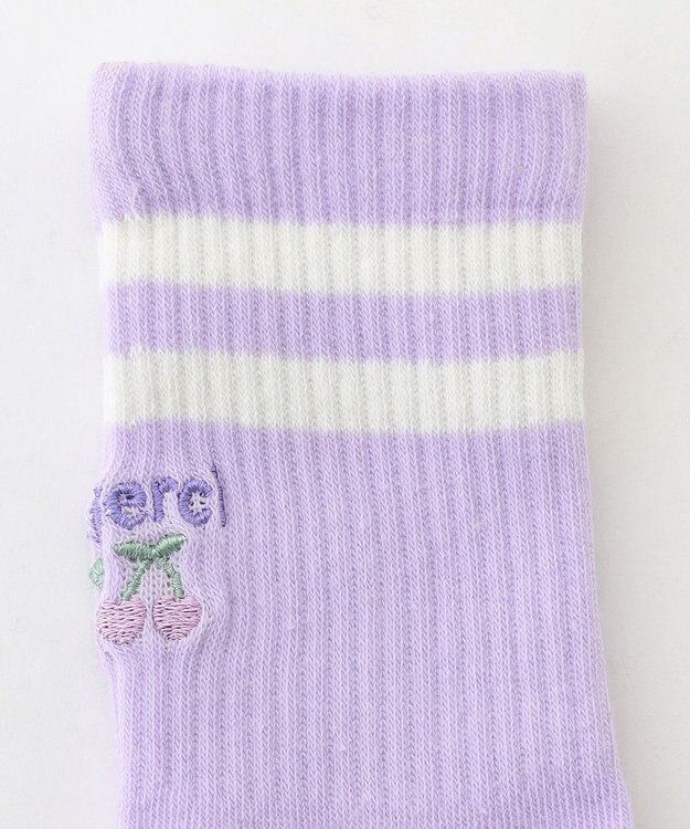 ANY KIDS ラインソックス ラベンダー