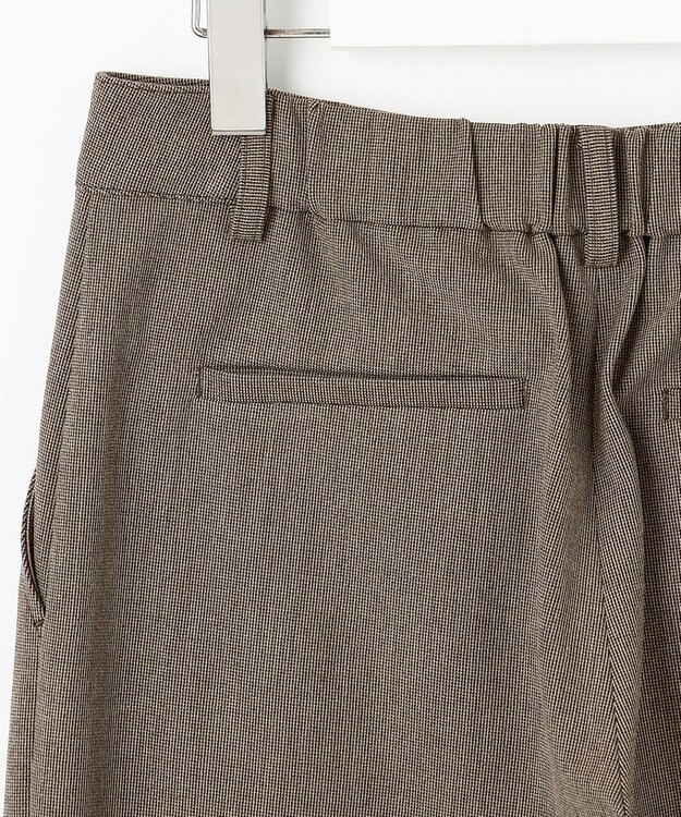 J.PRESS LADIES L 【洗える】T/Rアルガンシルク ワイド パンツ ブラウン系