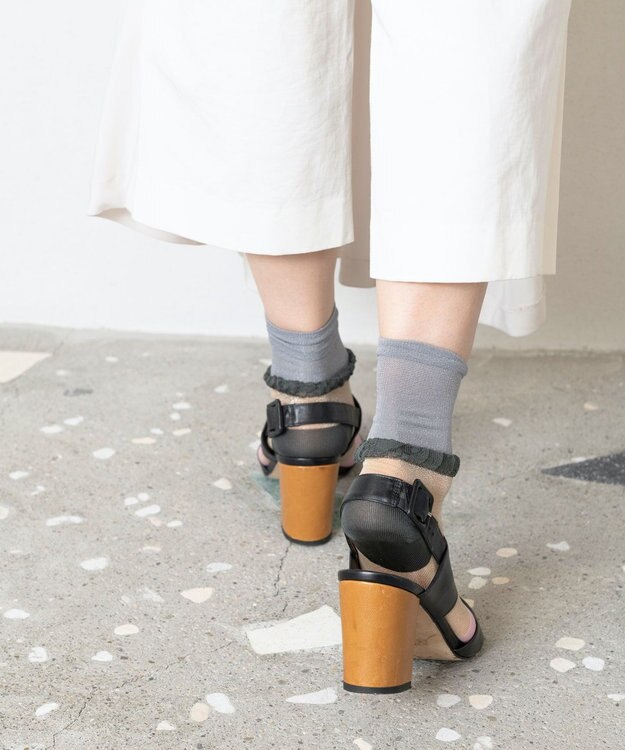 TRICOTE LAYER SHEER SOCKS / レイヤーシアーソックス 82BEIGE