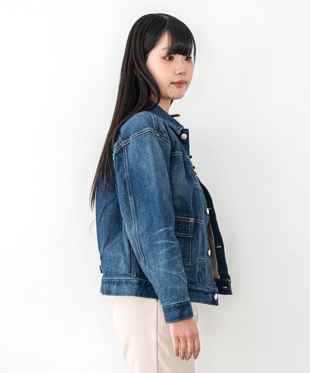 caqu modern jacket type 2nd. デニムジャケット USED WASH 3years