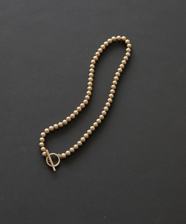AMERICAN HOLIC メタルボールマンテルネックレス Gold