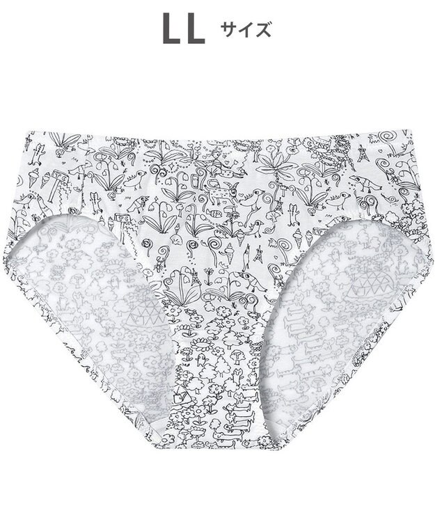 tsumori chisato SLEEP ツモリチサト ショーツ ベア天竺素材(身生地) はきこみ丈あさめ レディース UPX410 /ワコール アイボリー