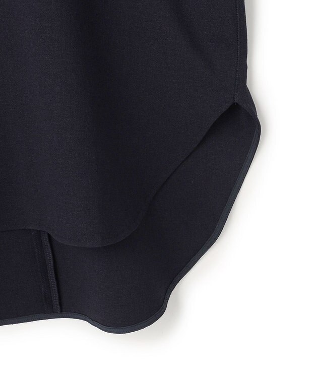 UNFILO ジョーゼット ラウンドテール プルオーバー ネイビー