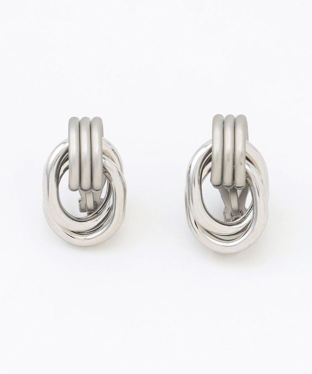 自由区 【SHIHOさん着用】リングMIX イヤリング シルバー