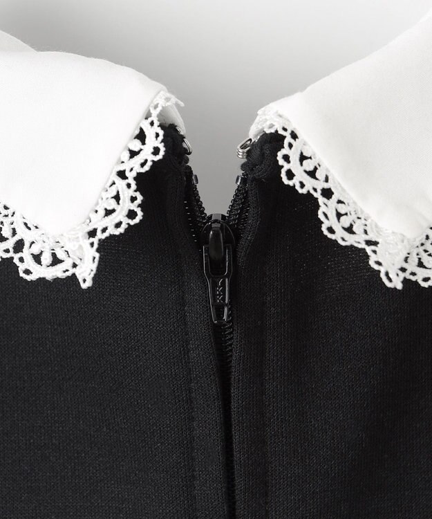 ANY KIDS 襟付きワンピース ブラック