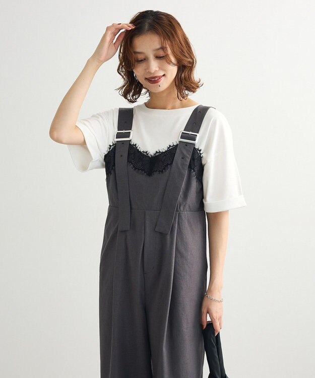 Green Parks ・ｓｗｉｎｇ　ｂｙ　シルケットオーバーサイズＴＥＥ Off White