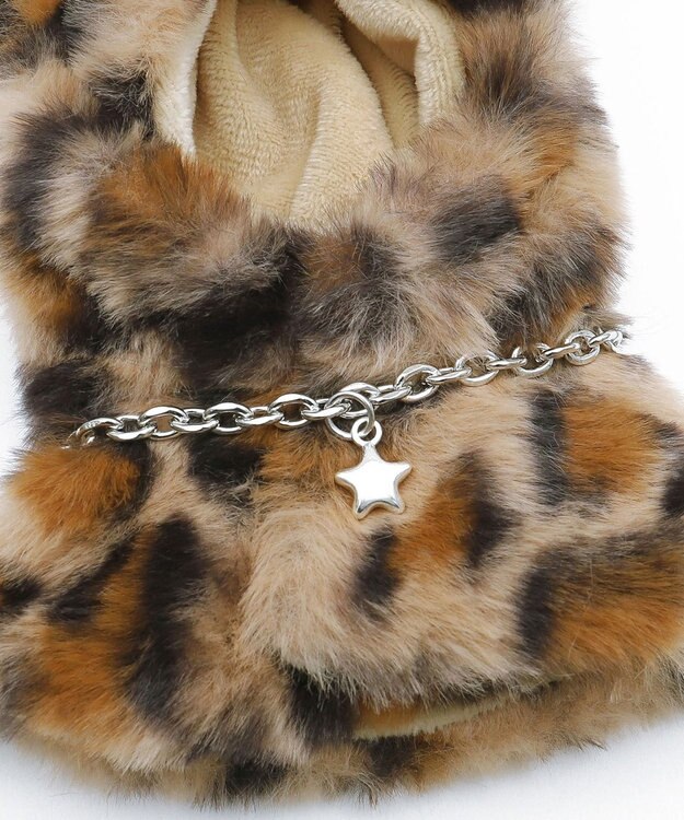 WEGO 【痛バ＆推し活グッズ】ぬいアニマルレオパード着ぐるみケープ15cm ブラウン