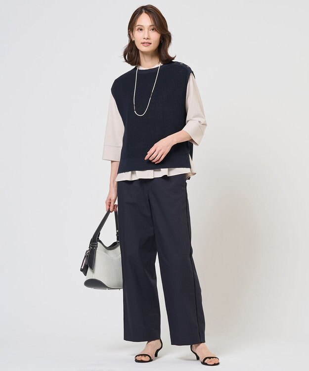 J.PRESS LADIES 【2way】small パール ネックレス ケシウスゴールド系