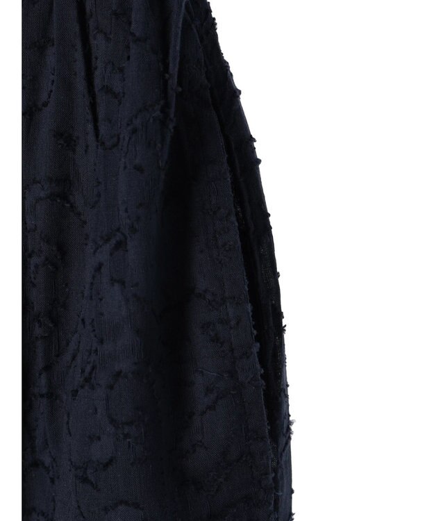 Green Parks インド綿　ジャガードイージーパンツ Navy