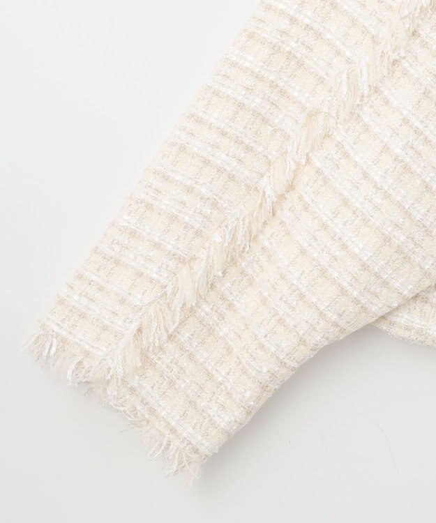 GRACE CONTINENTAL フリンジドルマンジャケット キナリ