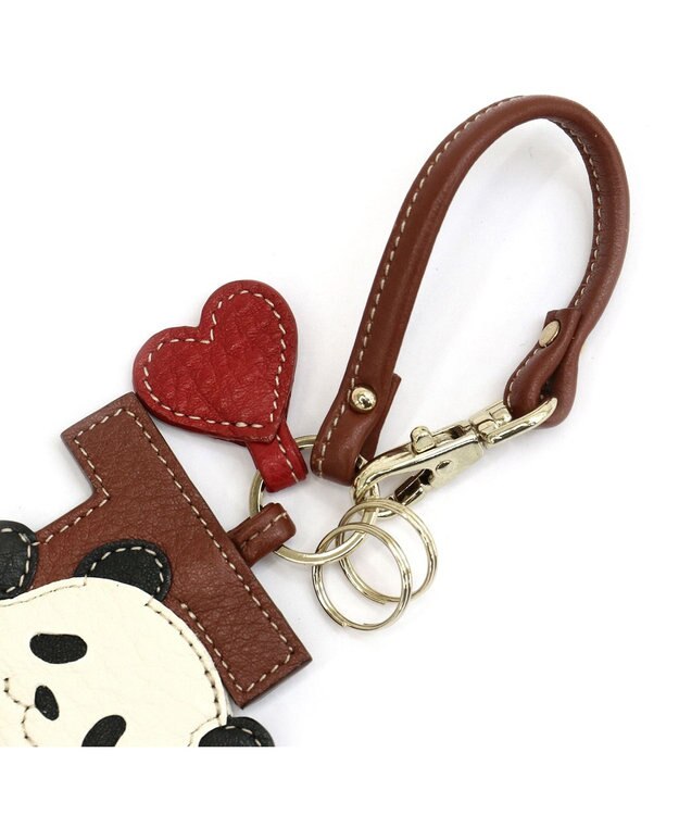 IBIZA アニマーダ　牛革　チャーム（パンダ） 黒