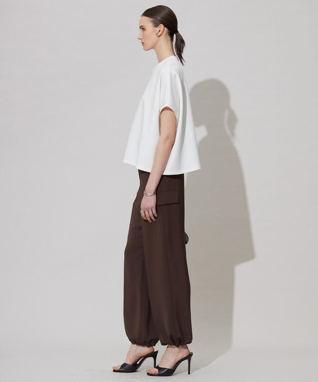 ICB L 【洗える】サマーダンボール プルオーバー オフホワイト系