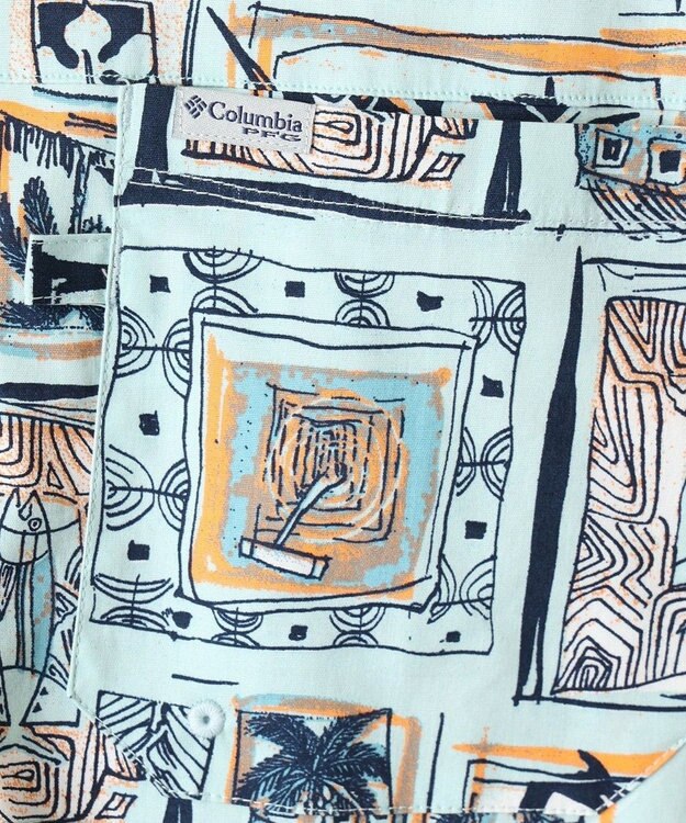 Columbia Columbia/ トローラーズ ベスト II ショートスリーブシャツ /コロンビア Collegiate Navy Resort Time