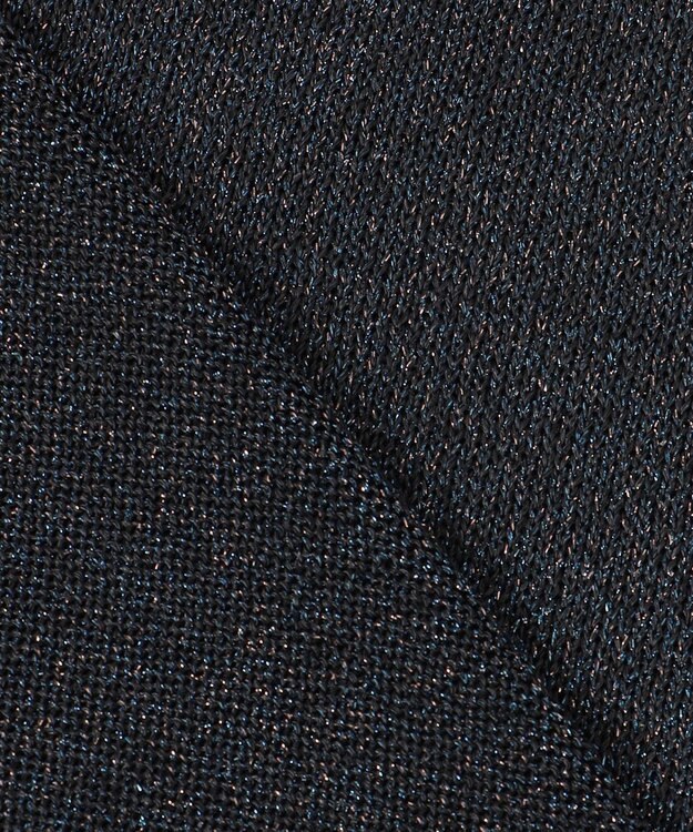 自由区 S 【カタログ掲載】カラーミックスラメスリーブレス ニット ネイビー