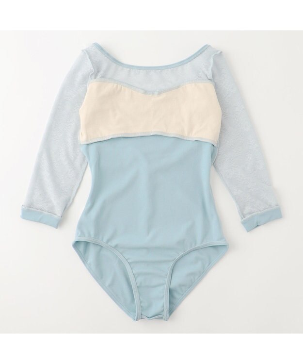 チャコットchacott アイスグリーンレオタードM 新品未使用水通しのみ