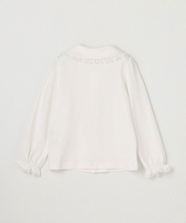 ANY KIDS リボン付き インナー ブラウス ホワイト