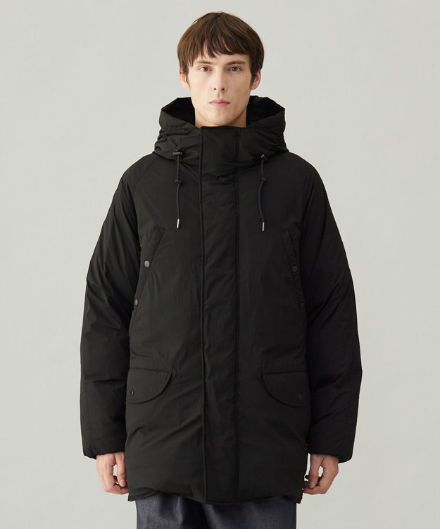 UNFILO MENS 【男女兼用】ウォーム ライトムーブ ミリタリーアウター  [24年秋冬商品] ブラック