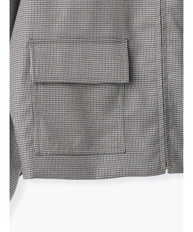 Te chichi ファブリックアソート衿付きブルゾン グレー