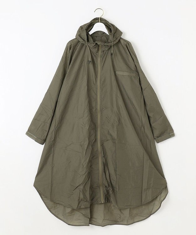 ANY SIS 【WEB限定/撥水】スーパーライトレイン ポンチョ カーキ