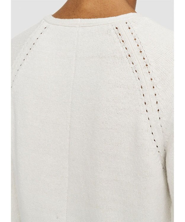 JOSEPH 【洗える】リネンブレンド  カーディガン Ivory