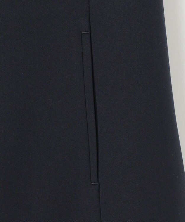 J.PRESS LADIES L 【洗える】T/Rアルガンシルク ジレ ネイビー系