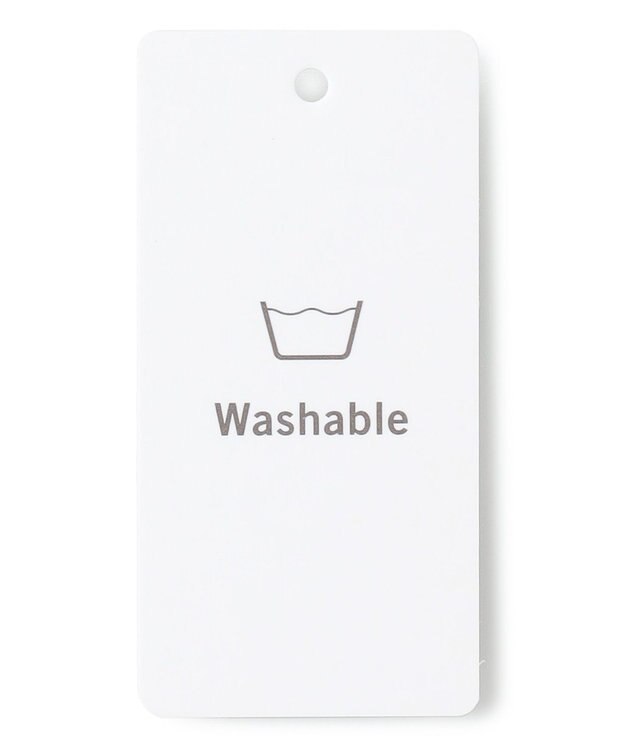 自由区 L 【洗える】コットンダブルクロスストレート パンツ ダークサンド