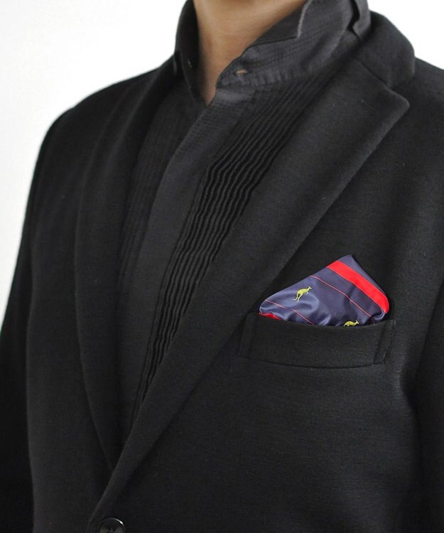 ROOTOTE 6749【手のひらエコバッグ】/ RT RO.ルーショッパー.ポケットスクエア-A 03：レジメンタル