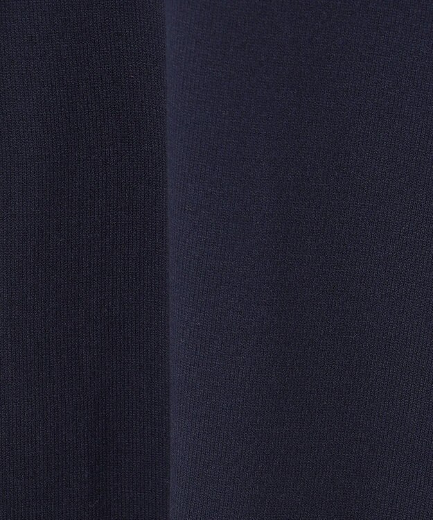 UNFILO L 【Lサイズ・WEB限定】マイビューティニット  Vネックワンピース ネイビー