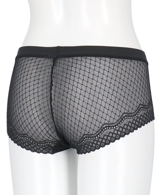 une nana cool 【リニューアル】364ブラ レース 総レースショーツ ブラック