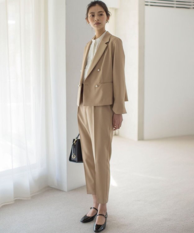 組曲 オシャクロス ジャケット ベージュ系