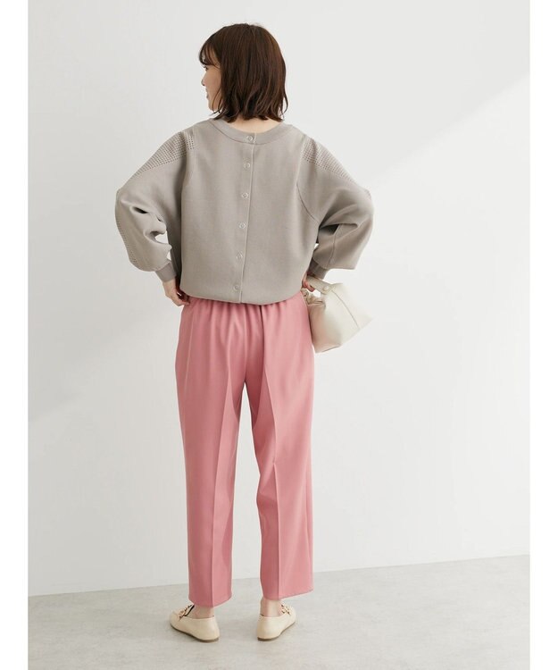 Green Parks ・ｆｕｒｒｙ　ｒａｔｅ２ｗａｙかる~いニットカーデ Light Gray