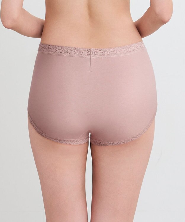 WACOAL 【ディアヒップ】 ショーツ はきこみ丈ふかめ 綿混(身生地) ヒップを包みこむフィット感 やさしいはきごこち PPA112 /ワコール ストロベリー