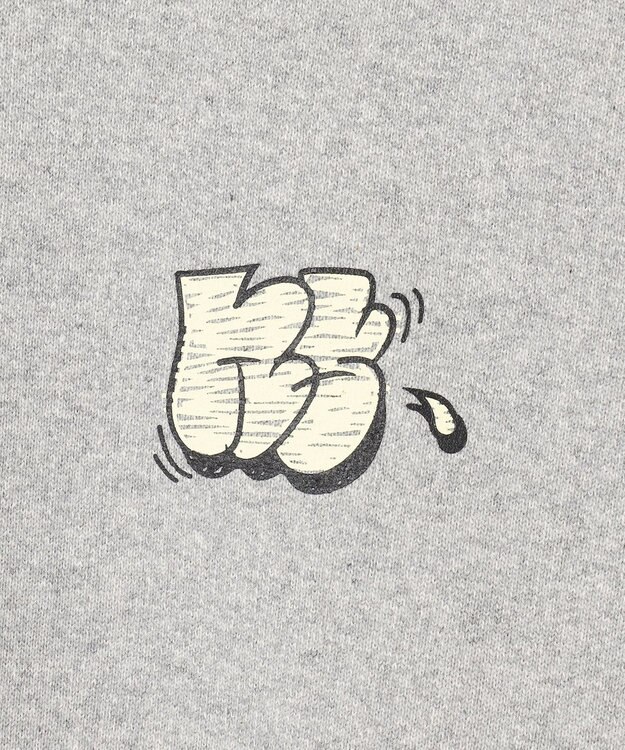 NAVE 【xNAVE】Six Sence Recordコラボ グラフィッククルースウェット ライトグレー系