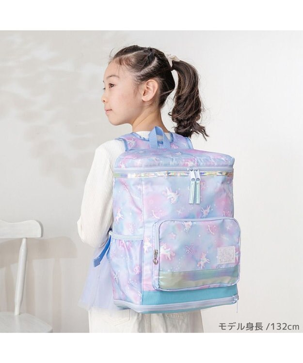 Mother garden マザーガーデン ユニコーン スクエアリュック 【Lサイズ】  《ミルキーウェイ水色》 ミルキーウェイ水色